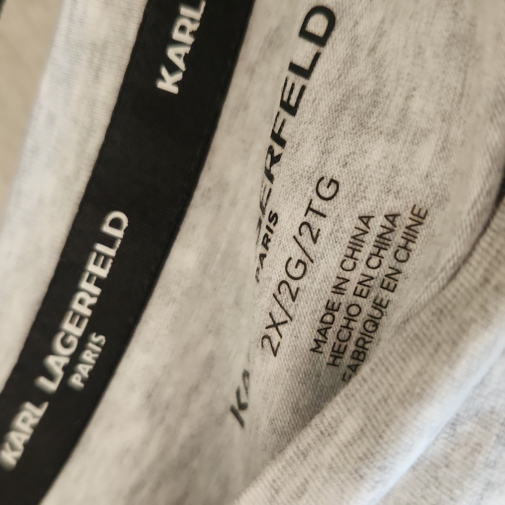 Karl Lagerfeld Diamond Tshirt - Picture 7 of 8